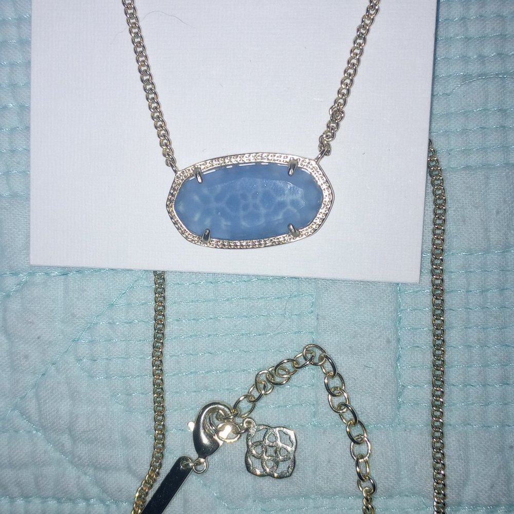 Kendra Scott Dylan Periwinkle Necklace- discontinued style, HTF